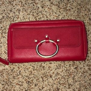 Large Red Nautica Wallet